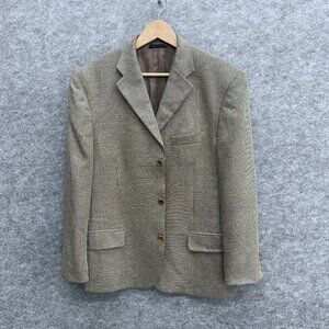 ZANIERI Men's Blazer Sport Coat Luxury Suit Jacket Made in Italy Wool & Silk 40R